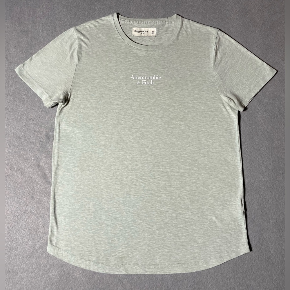 Abercrombie & Fitch Soft AF Tee Men’s Light Green Size Medium